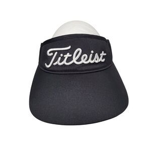 Titleist Womens Sundrop Sun Visor Hat Golf Black UPF 50 Wicking Adjustable NEW